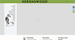 Desktop Screenshot of heronswoodgarden.org